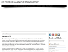 Tablet Screenshot of imaginativeethnography.org